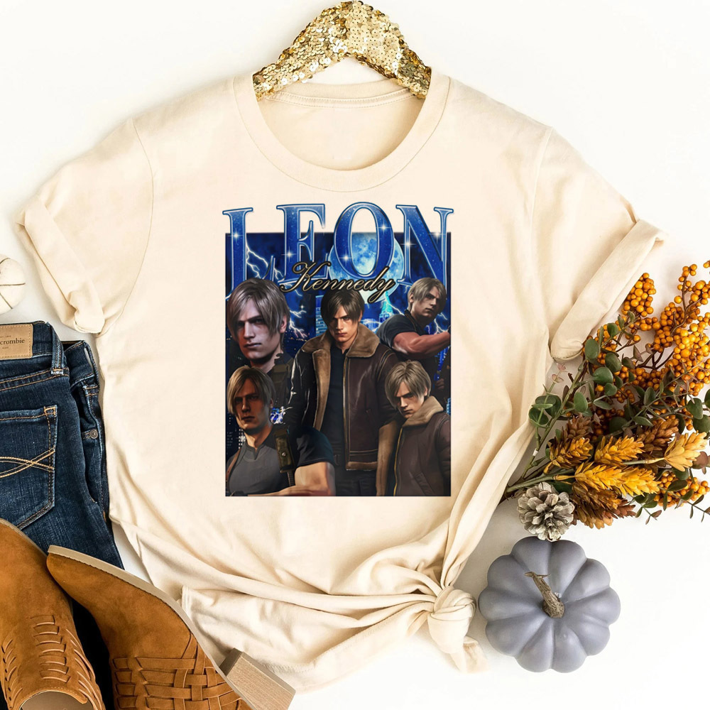 Women Fashion 80S - T-shirt Leon Kennedy pour femme, mode
