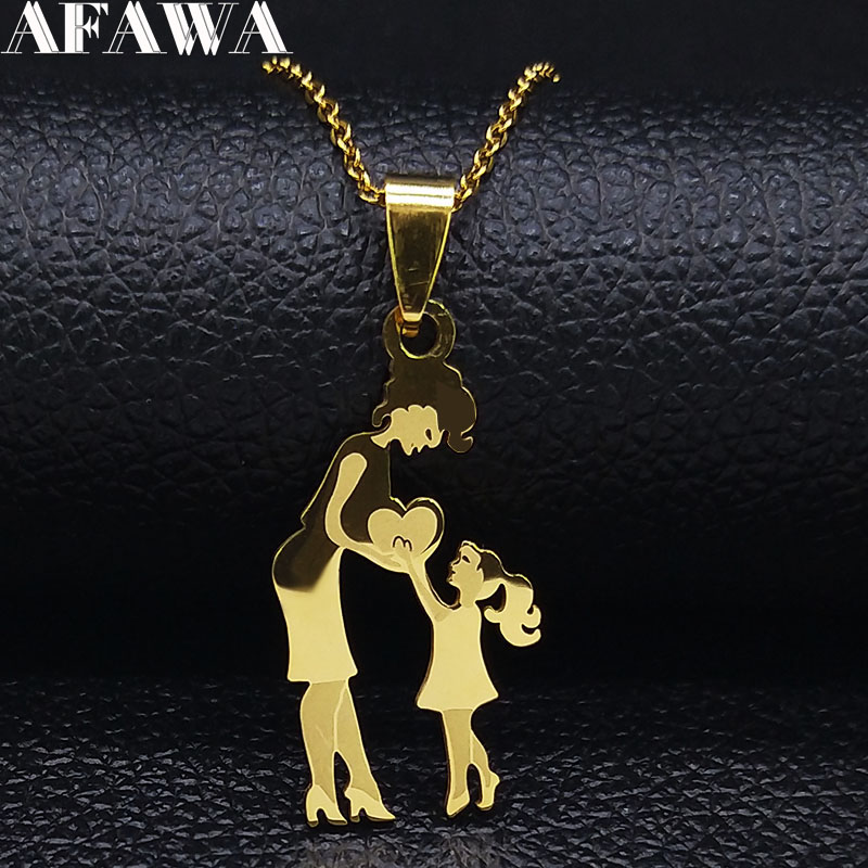 Women'S Day Fashion Show - Collier en acier inoxydable pour femme,
