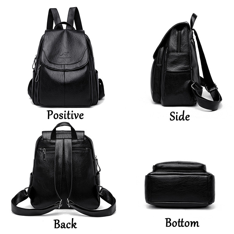 Women Fashion Online - Sac à dos vintage en cuir