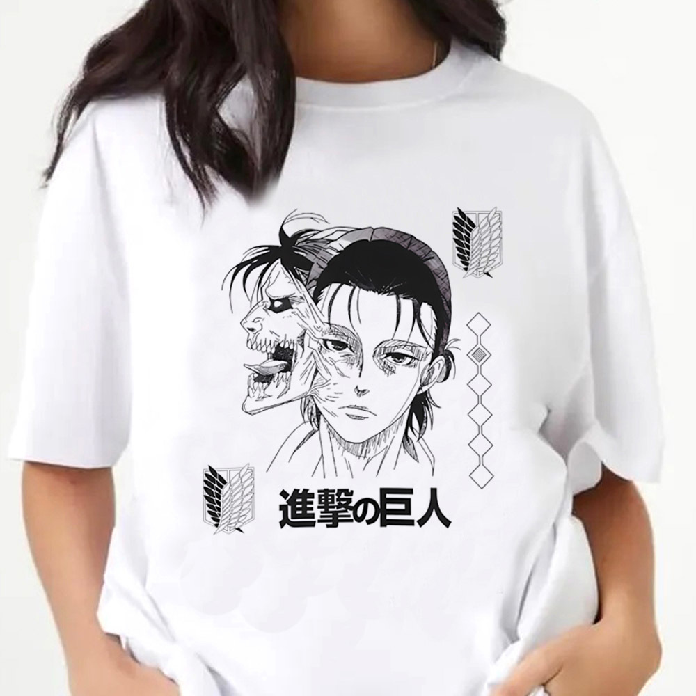 Women Fashion 80S - Chemise Attack on Titan pour femme,
