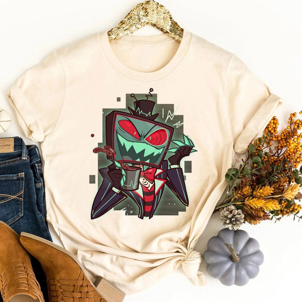 T-shirt Hazbin Hotel shoujo, m - Women Fashion 80S avis et prix