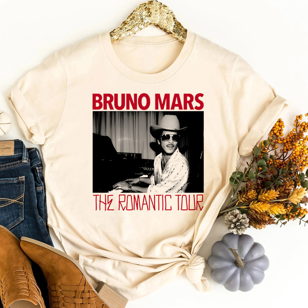 Bruno Mars – t-shirt gothique  - Women Fashion 80S avis et prix