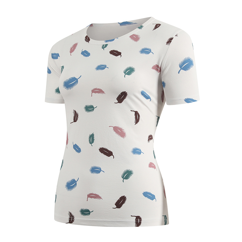 T-shirt imprimé d'été à manche - Women Fashion Wear avis et prix