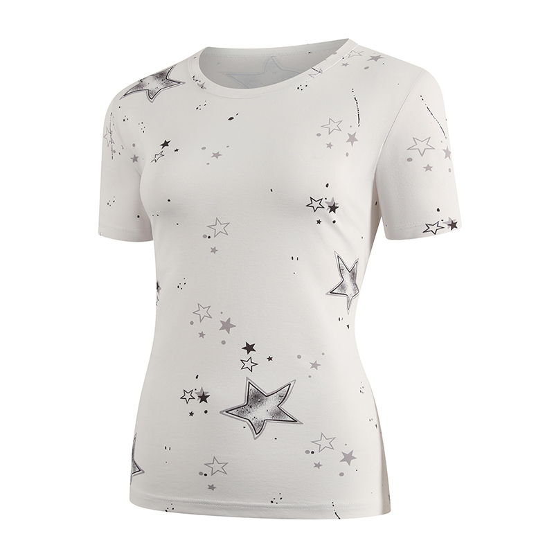 T-shirt imprimé d'été à manche - Women Fashion Wear avis et prix
