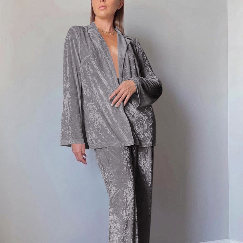 Ensembles 2 pièces pour femmes - Velvet Blazer Women avis et prix