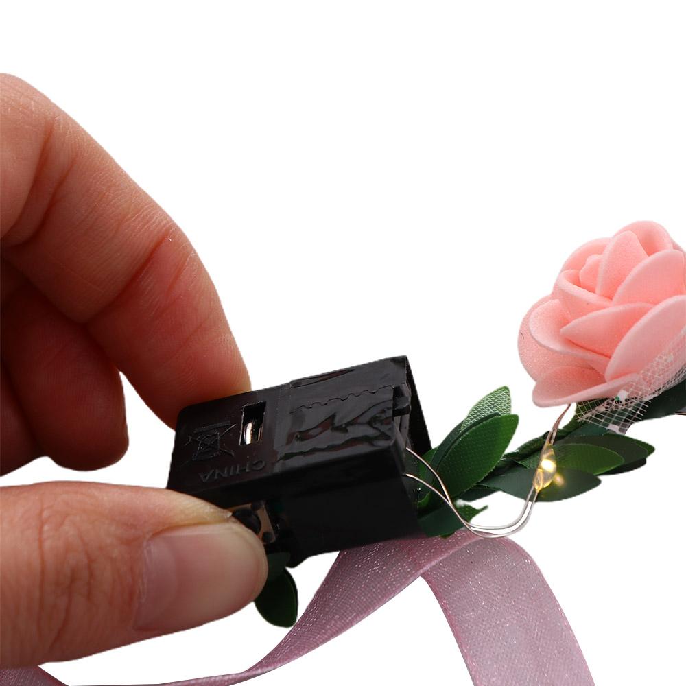 Couronne de fleurs lumineuse é - Women'S Fashion Headbands avis et prix