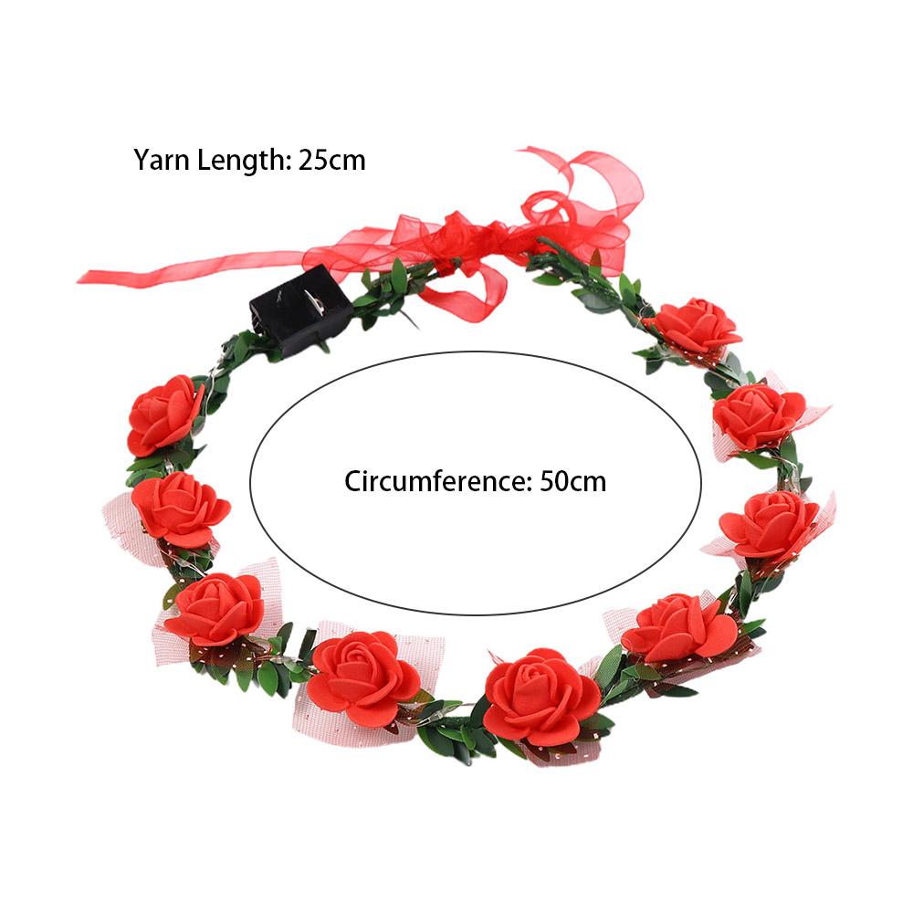 Couronne de fleurs lumineuse é - Women'S Fashion Headbands avis et prix