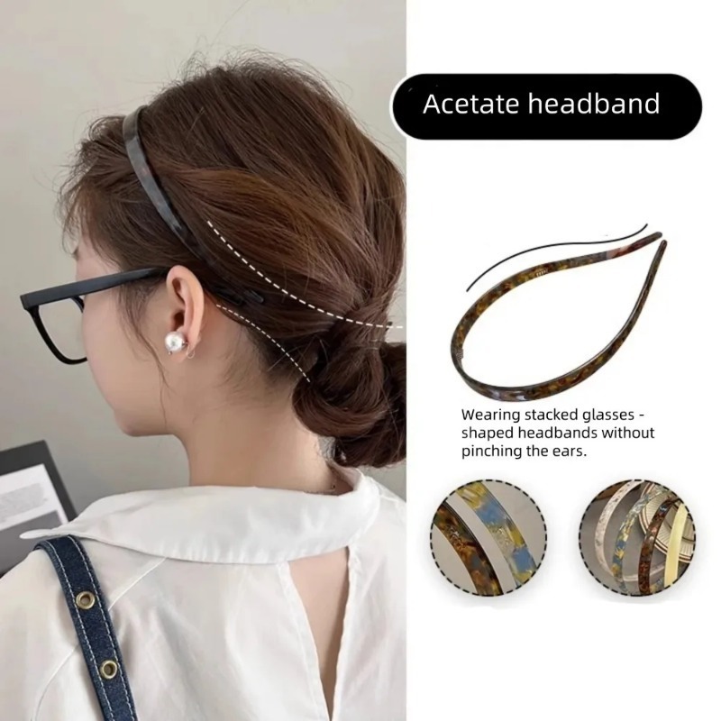 Serre-tête élégant en acétate  - Women'S Fashion Headbands avis et prix