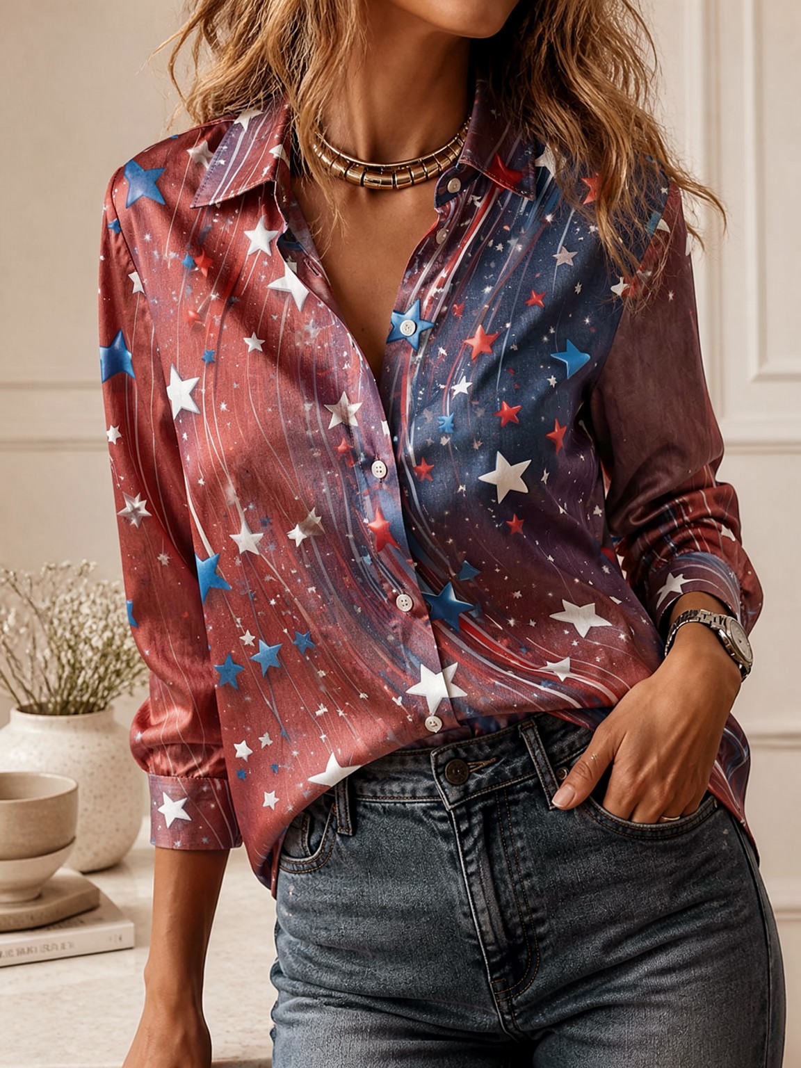 Haut élégant à manches longues - Women Fashion Wear avis et prix