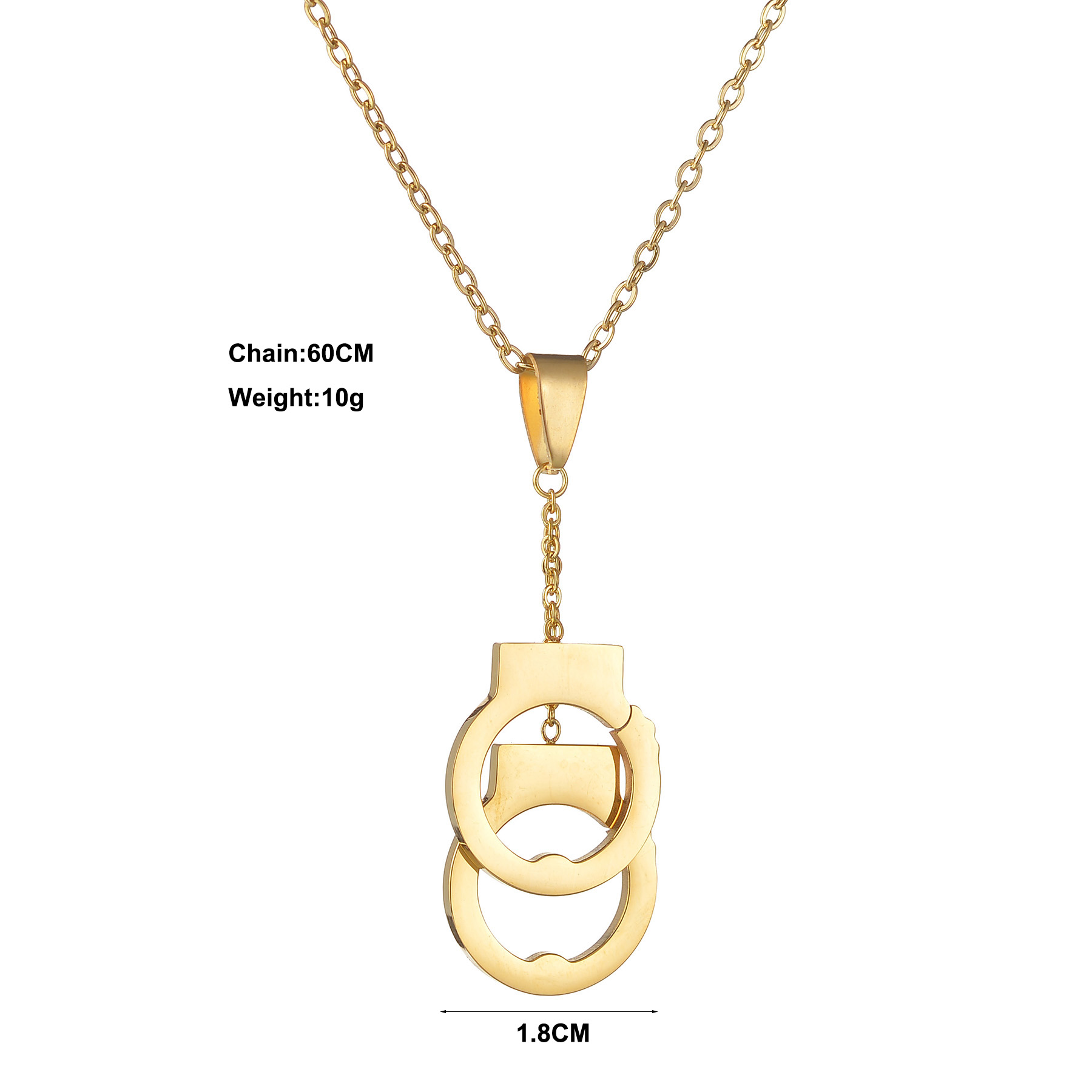 Collier pendentif menottes en  - Women'S Day Fashion Show avis et prix