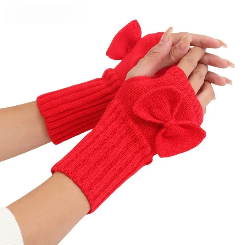 Gants sans doigts en tricot av - Women Fashion Gloves avis et prix