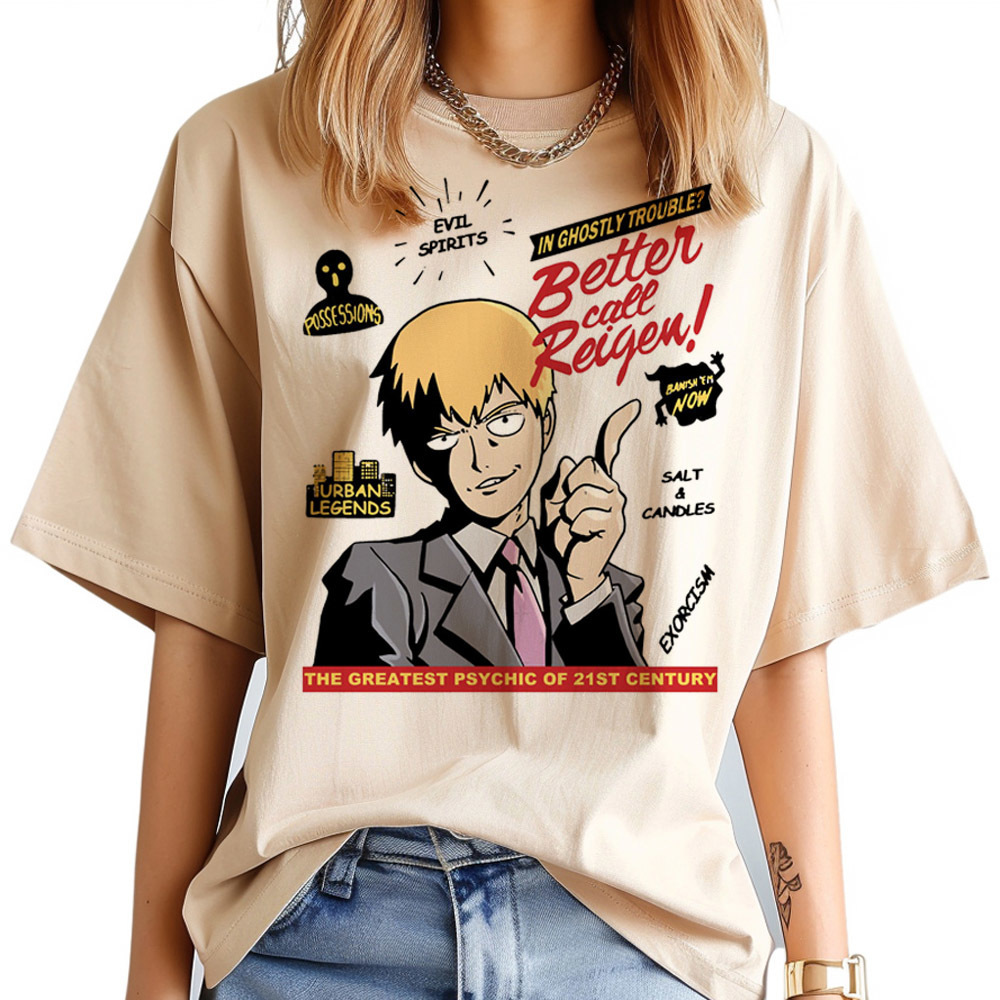 T-shirt Mob Psycho 100 pour fe - Women Fashion 80S avis et prix