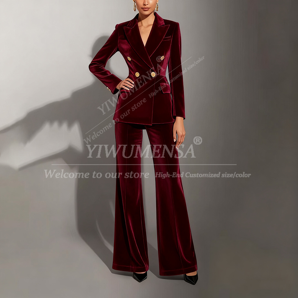 Costumes classiques en velours - Velvet Blazer Women avis et prix