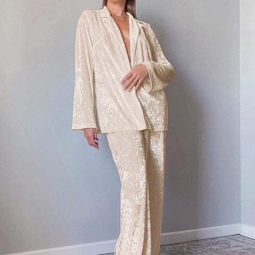 Ensemble de pyjama Lounge Pj e - Velvet Blazer Women avis et prix