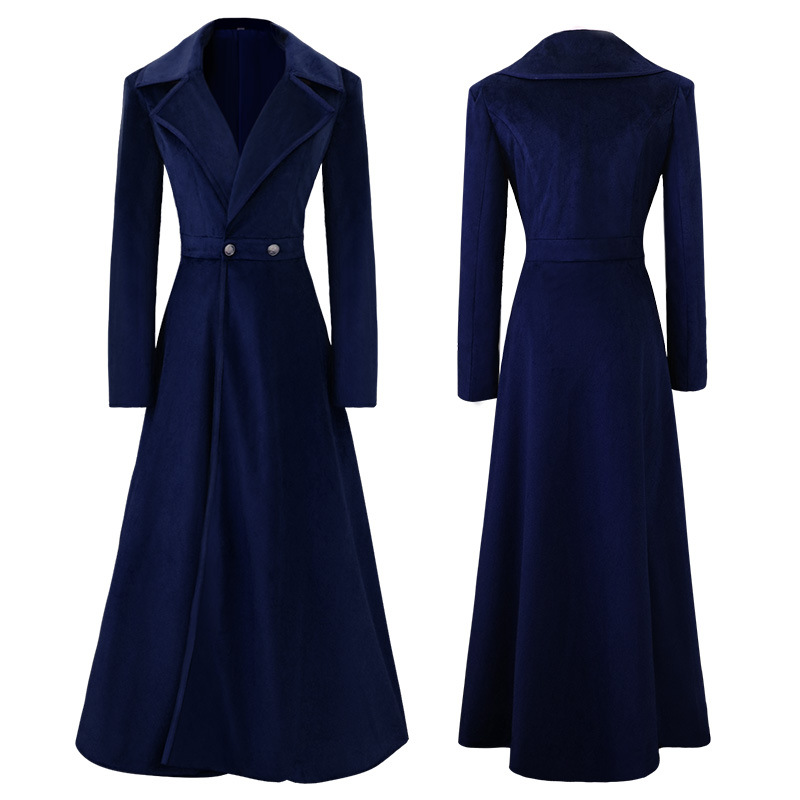Trench-Coat élégant à revers c - Velvet Blazer Women avis et prix