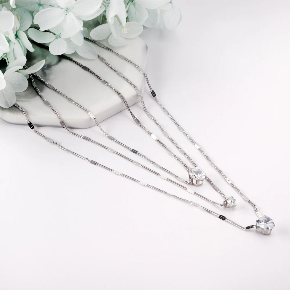 Collier à Triple chaînes pour  - Women'S Fashion Show 2022 avis et prix